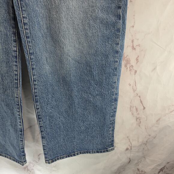 Madewell Jean Womens 31 Perfect Vintage Wide Leg High Rise Medium Wash - Picture 5 of 14